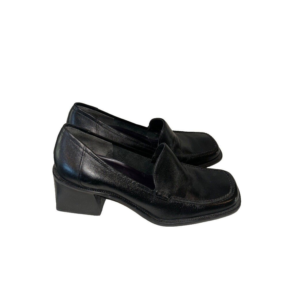 Westies Women’s Vintage Square Toe Loafer Heel size 7.5 NWOT Genuine Leather